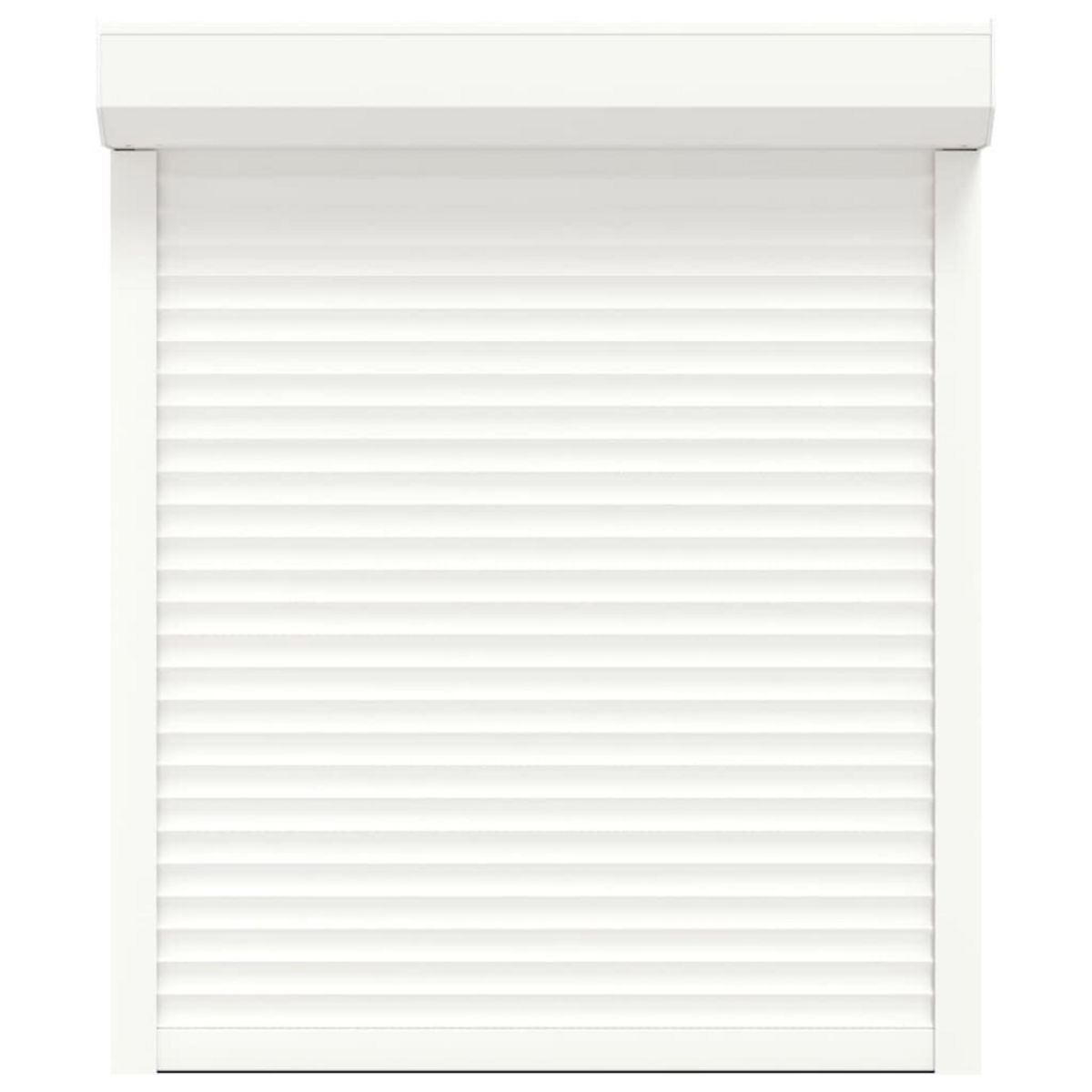 VIDAXL Volet roulant aluminium 100x130 cm blanc