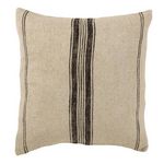 Paris Prix Coussin Déco Lignes  Paolo  45x45cm Naturel