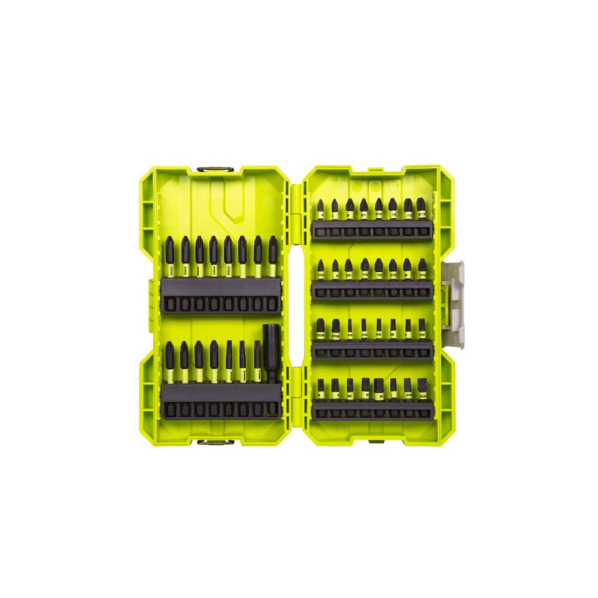 Ryobi Coffret antichoc empilable 48 embouts de vissage RYOBI - RAK48SDI