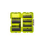 Voir la diapositive 1 : Ryobi Coffret antichoc empilable 48 embouts de vissage RYOBI - RAK48SDI
