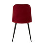 Voir la diapositive 4 : Paris Prix Chaise Design  Claire  87cm Bordeaux