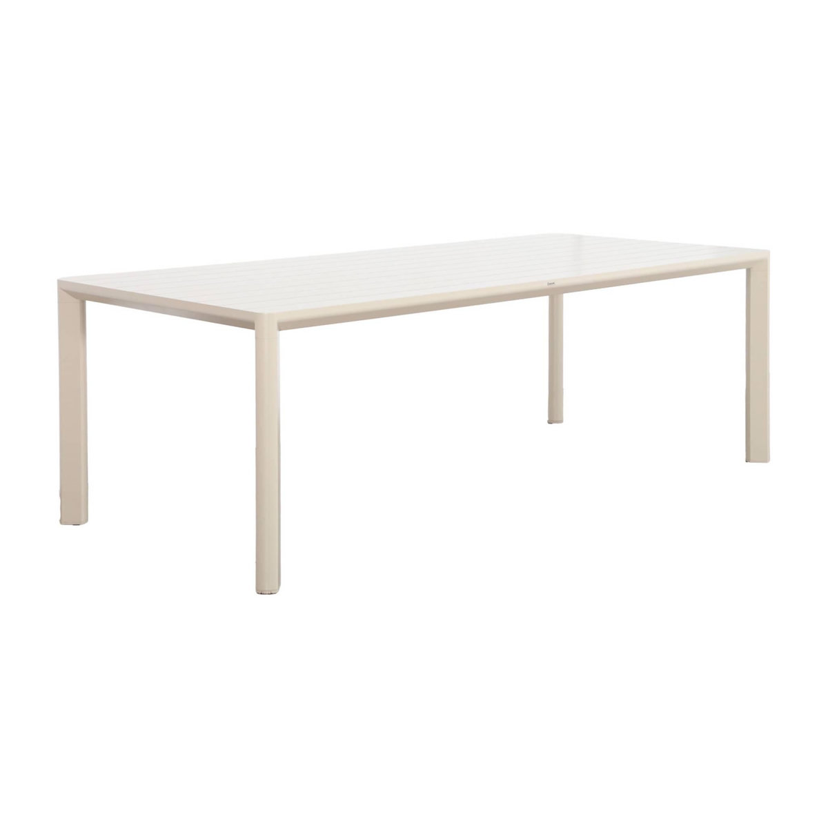 SWEEEK Table de jardin SACRAMENTO aluminium, 8 places, 220 x 100 x 75 cm