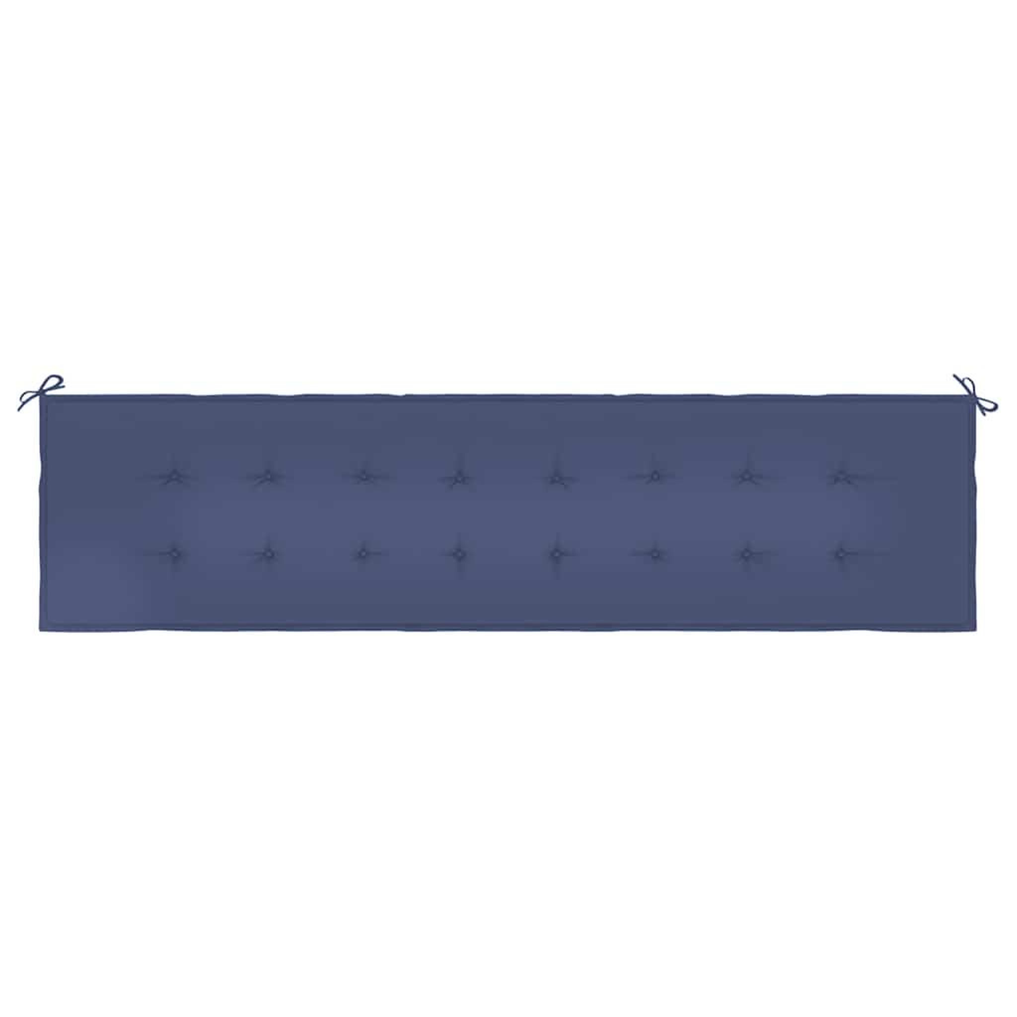 Voir la diapositive 4 : VIDAXL Coussin de banc de jardin bleu marine 200x50x3 cm tissu oxford