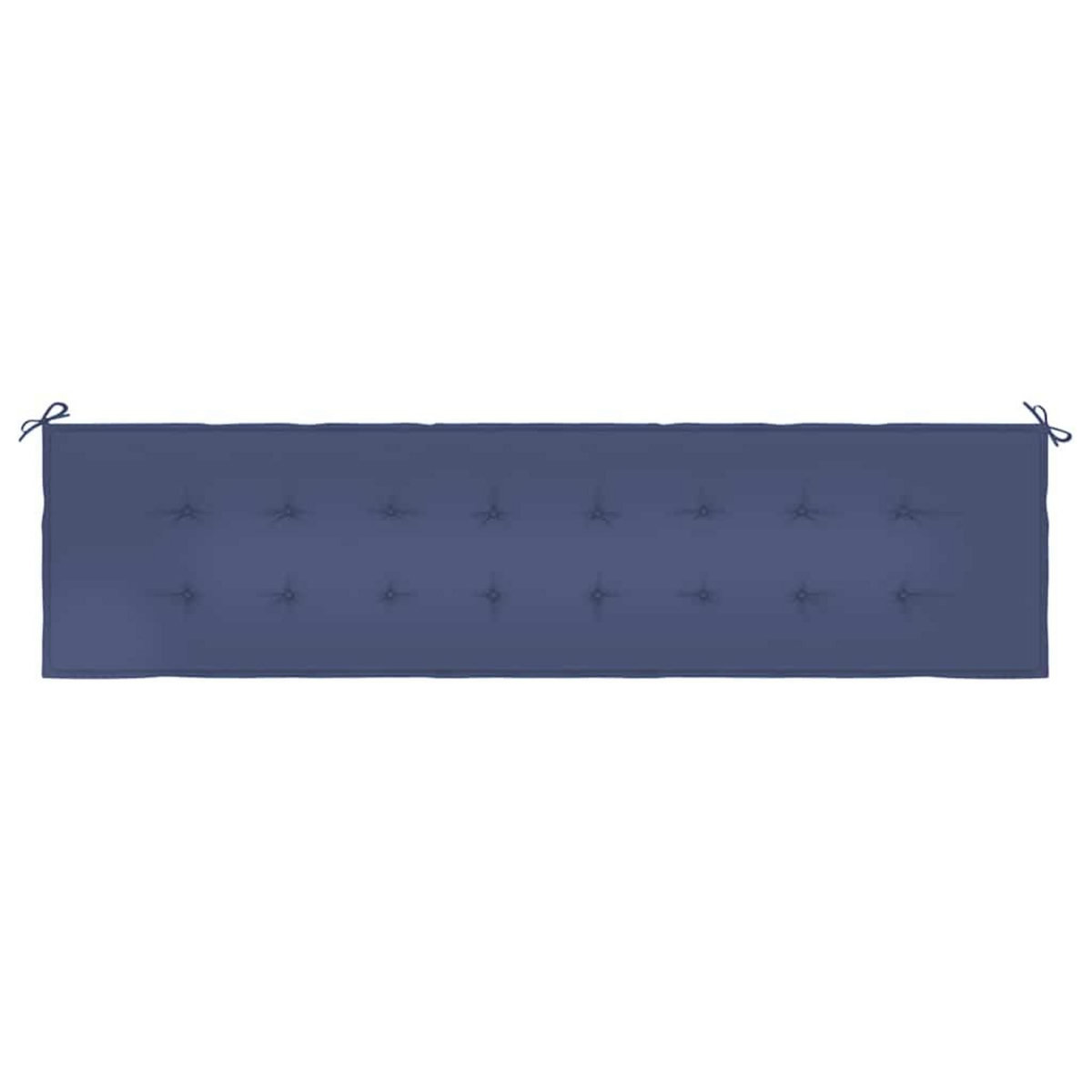 VIDAXL Coussin de banc de jardin bleu marine 200x50x3 cm tissu oxford
