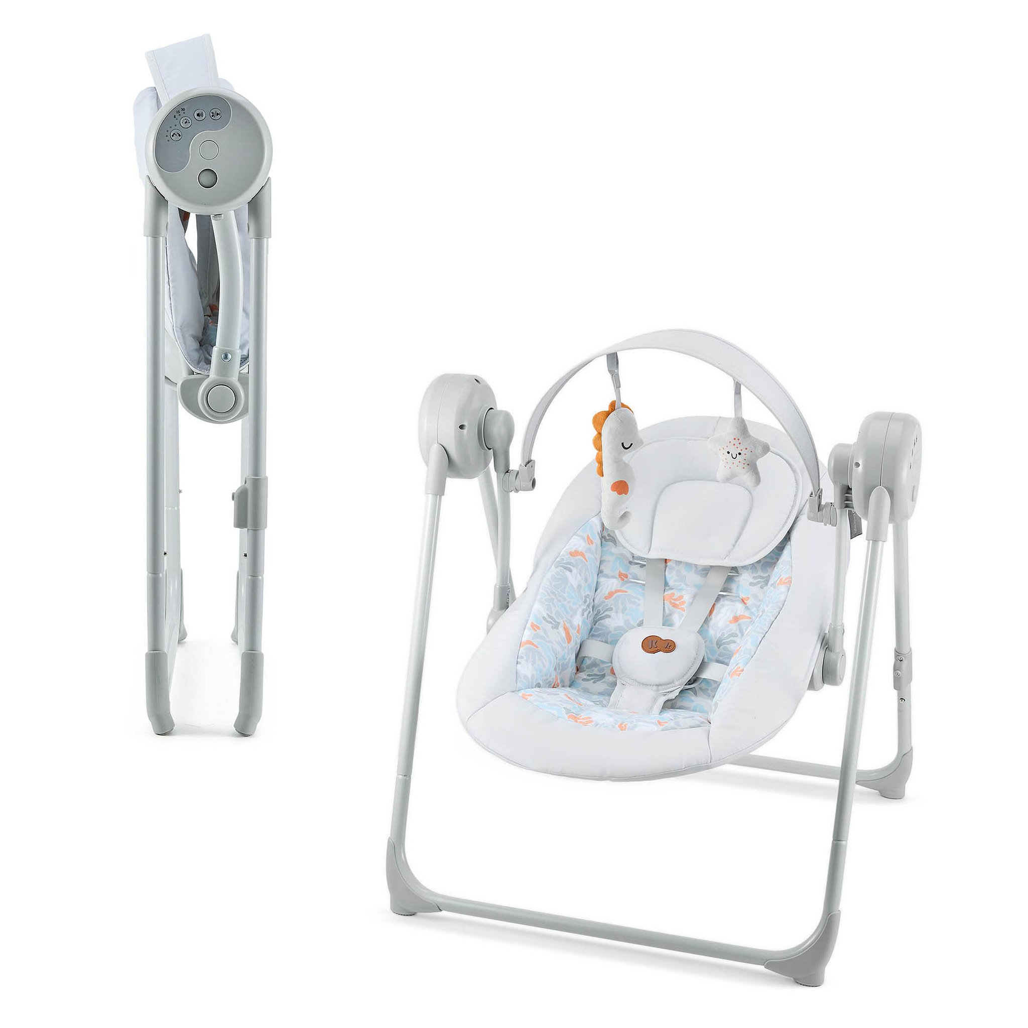Voir la diapositive 1 : KINDERKRAFT Balancelle transat électrique pour bébé