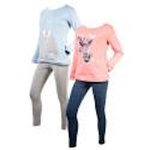 USHUAï¿½A Pyjama Femme USHUAIA. Coloris disponibles : Bleu