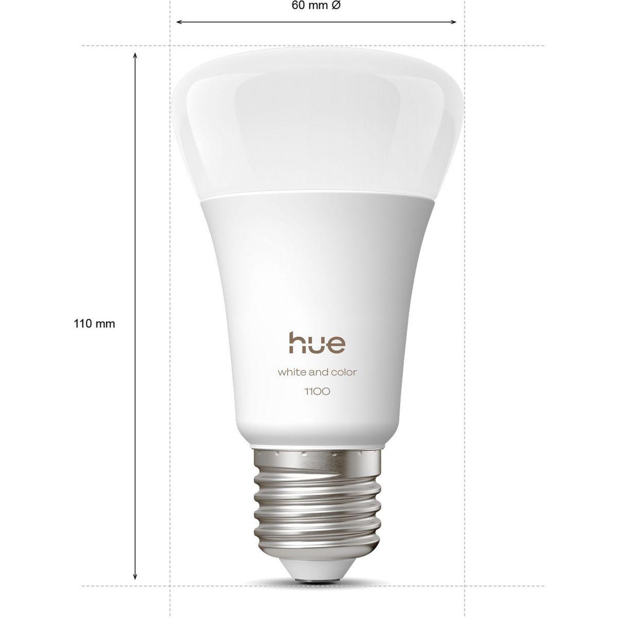 Voir la diapositive 3 : PHILIPS HUE Ampoule LED connectée E27 White&Color Ambiance pack de 2