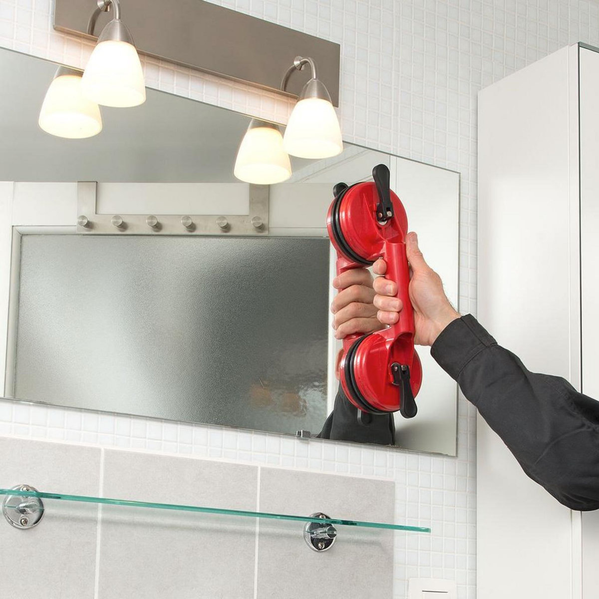 KREATOR Ventouse double Ø115mm portée 100kg Kreator