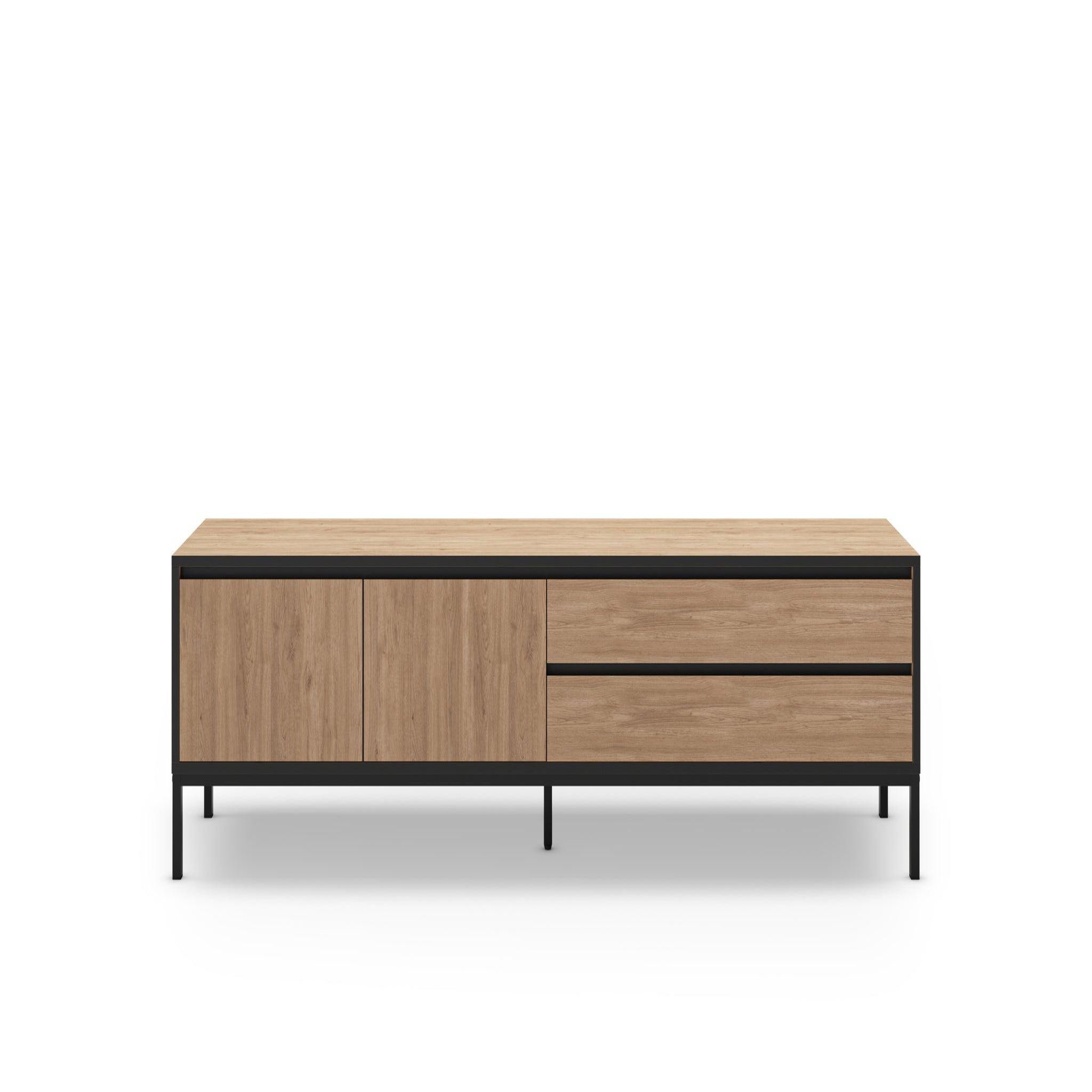 CASANOVA PARIS Vana - meuble tv 180cm en mélamine. Coloris disponibles : Vert