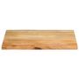 Voir la diapositive 3 : VIDAXL Dessus de table 90x60x3,8 cm bord vivant bois massif manguier