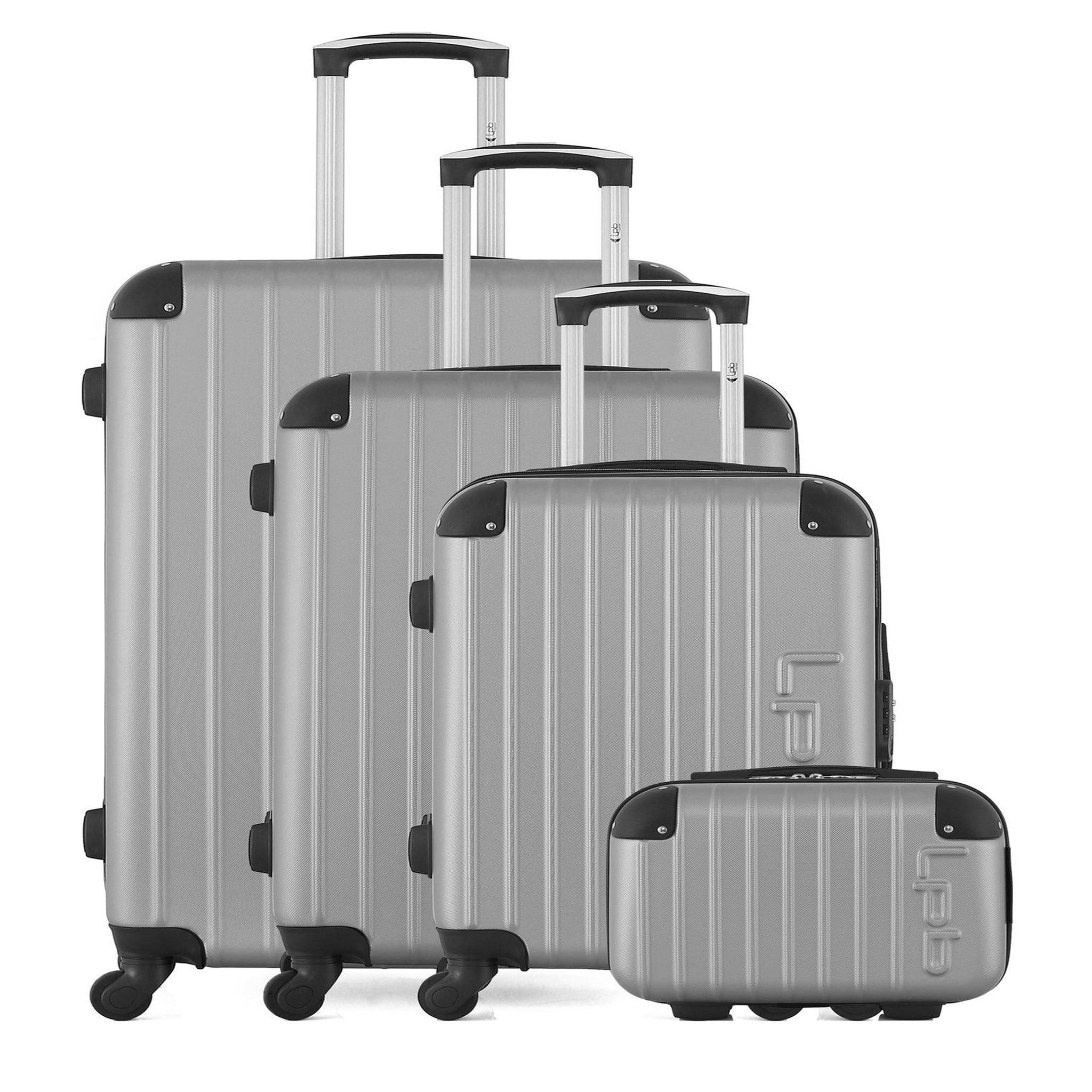 LES P'TITES BOMBES LPB Lpb luggage - set de 4 valises hambourg-c 75 cm 4 roues. Coloris disponibles : Gris