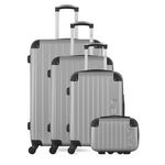 LES P'TITES BOMBES LPB LPB LUGGAGE - Set de 4 Valises HAMBOURG-C 75 cm 4 Roues. Coloris disponibles : Bleu, Noir, Rose, Gris, Beige