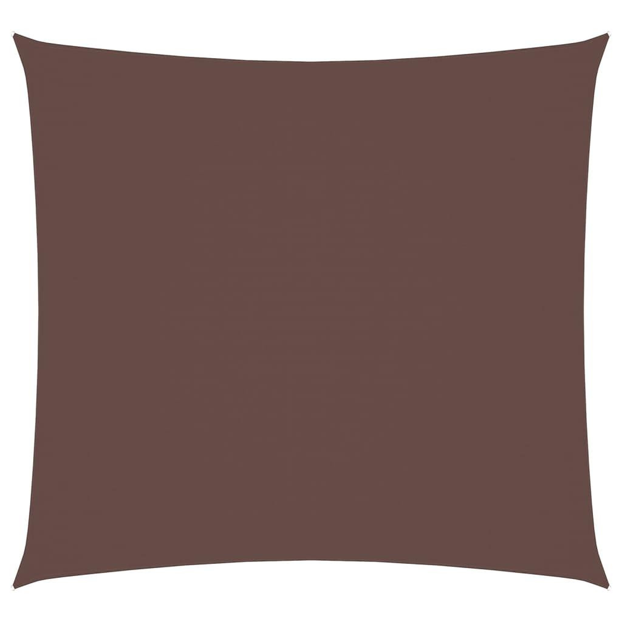 Voir la diapositive 2 : VIDAXL Voile de parasol tissu oxford carre 7x7 m marron