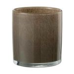 Paris Prix Photophore Design en Verre  Jade  12cm Marron