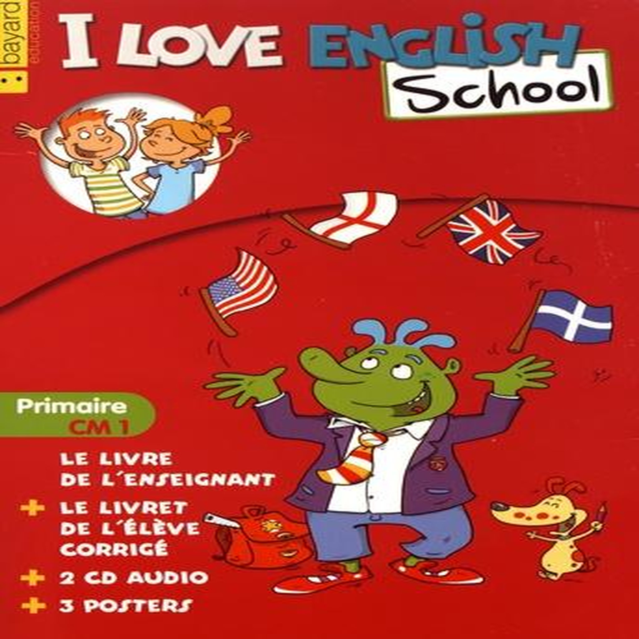 I LOVE ENGLISH SCHOOL PRIMAIRE CM1. LE KIT ENSEIGNANT, AVEC 2 CD AUDIO, Menneret Valérie