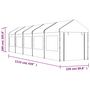 Voir la diapositive 6 : VIDAXL Belvedere avec toit blanc 11,15x2,28x2,69 m polyethylene
