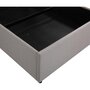 Voir la diapositive 4 : Habitat et Jardin Lit coffre double  Megeve  140 x 200 cm - Gris