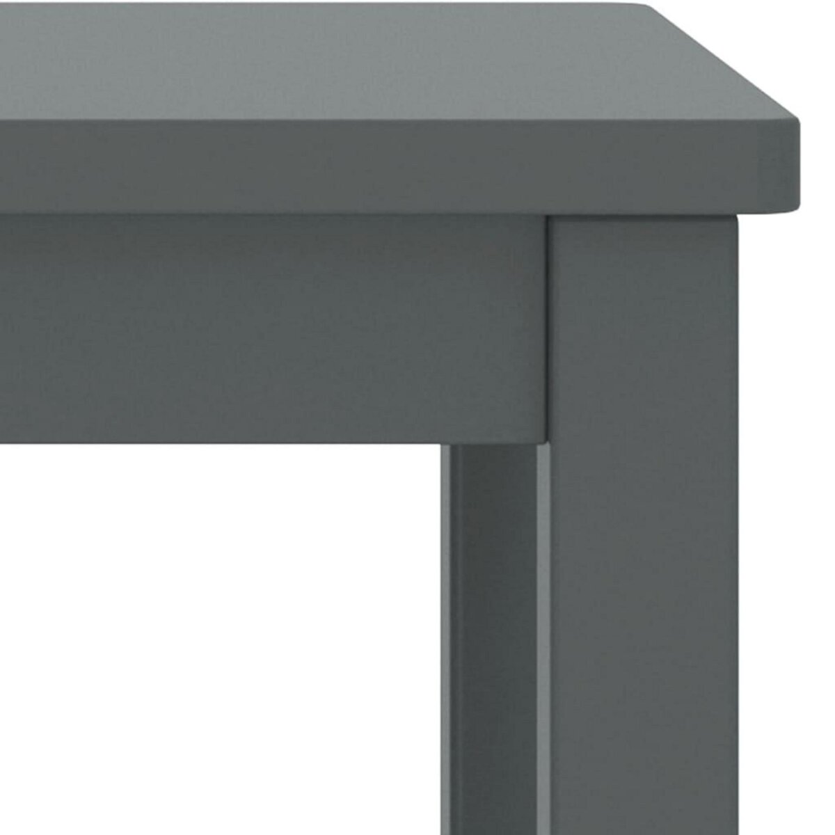 VIDAXL Table de chevet Gris fonce 35x30x47 cm Bois de pin massif