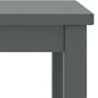 Voir la diapositive 4 : VIDAXL Table de chevet Gris fonce 35x30x47 cm Bois de pin massif