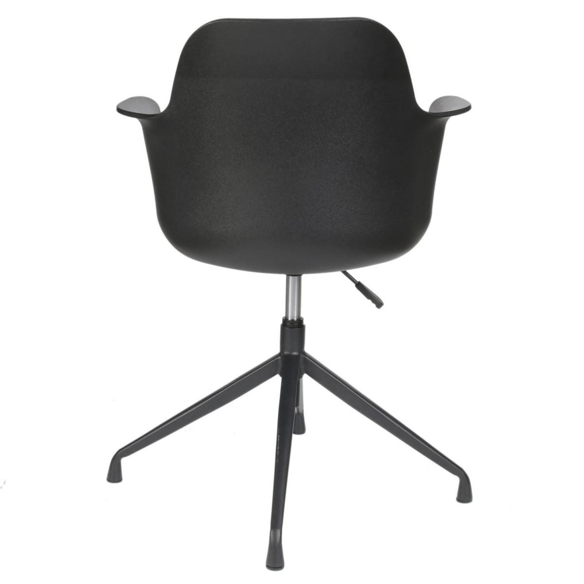 Voir la diapositive 4 : The Home Deco Factory Lot de 2 fauteuils pivotants  chicago  78cm noir