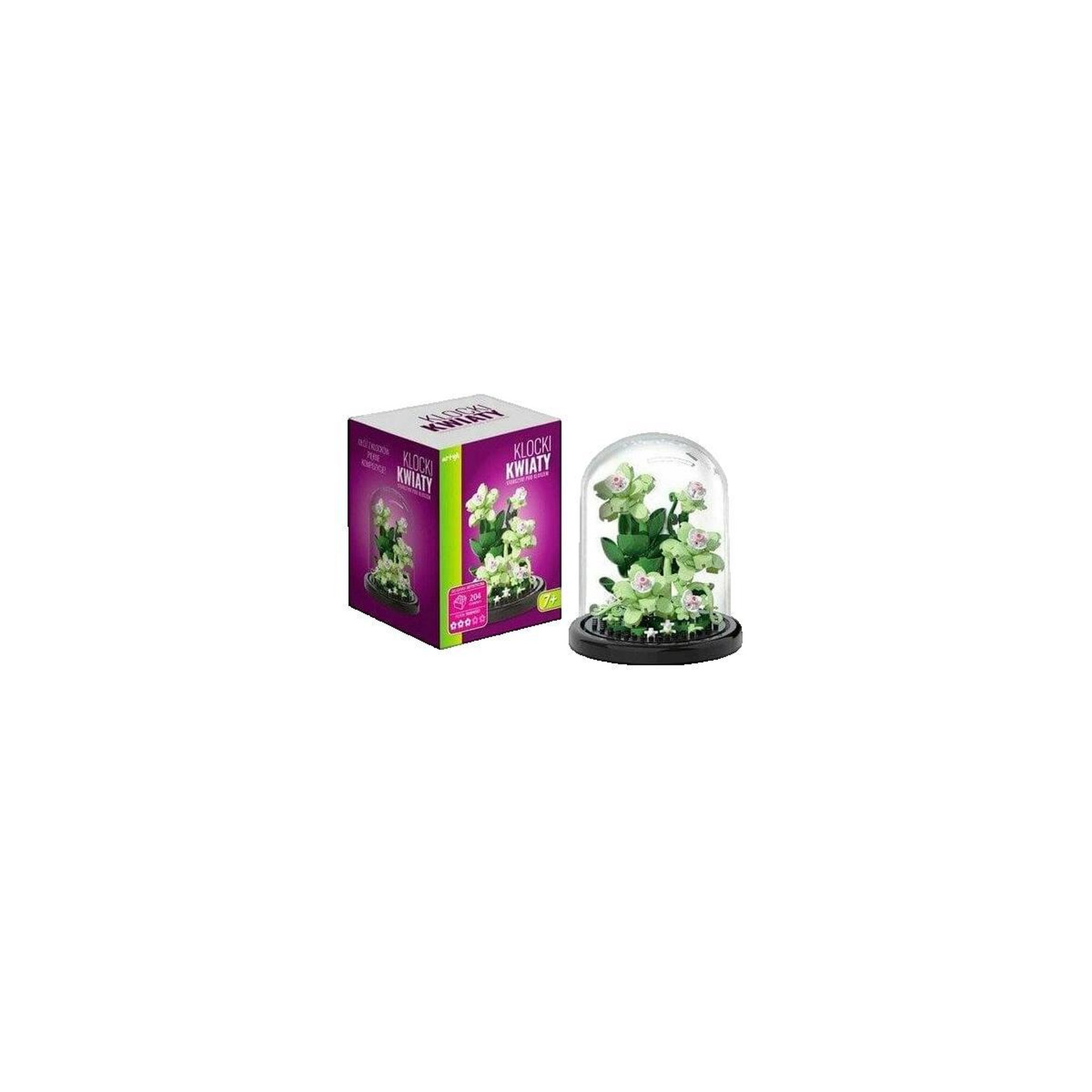 Arty Toys Jeu de construction Artyk Storczyki en plastique coloré vert