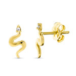 L'ATELIER D'AZUR Boucles d'Oreilles Or Jaune - Serpents