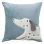 Voir la diapositive 1 : ATMOSPHERA Coussin carré Dalmatien bleu