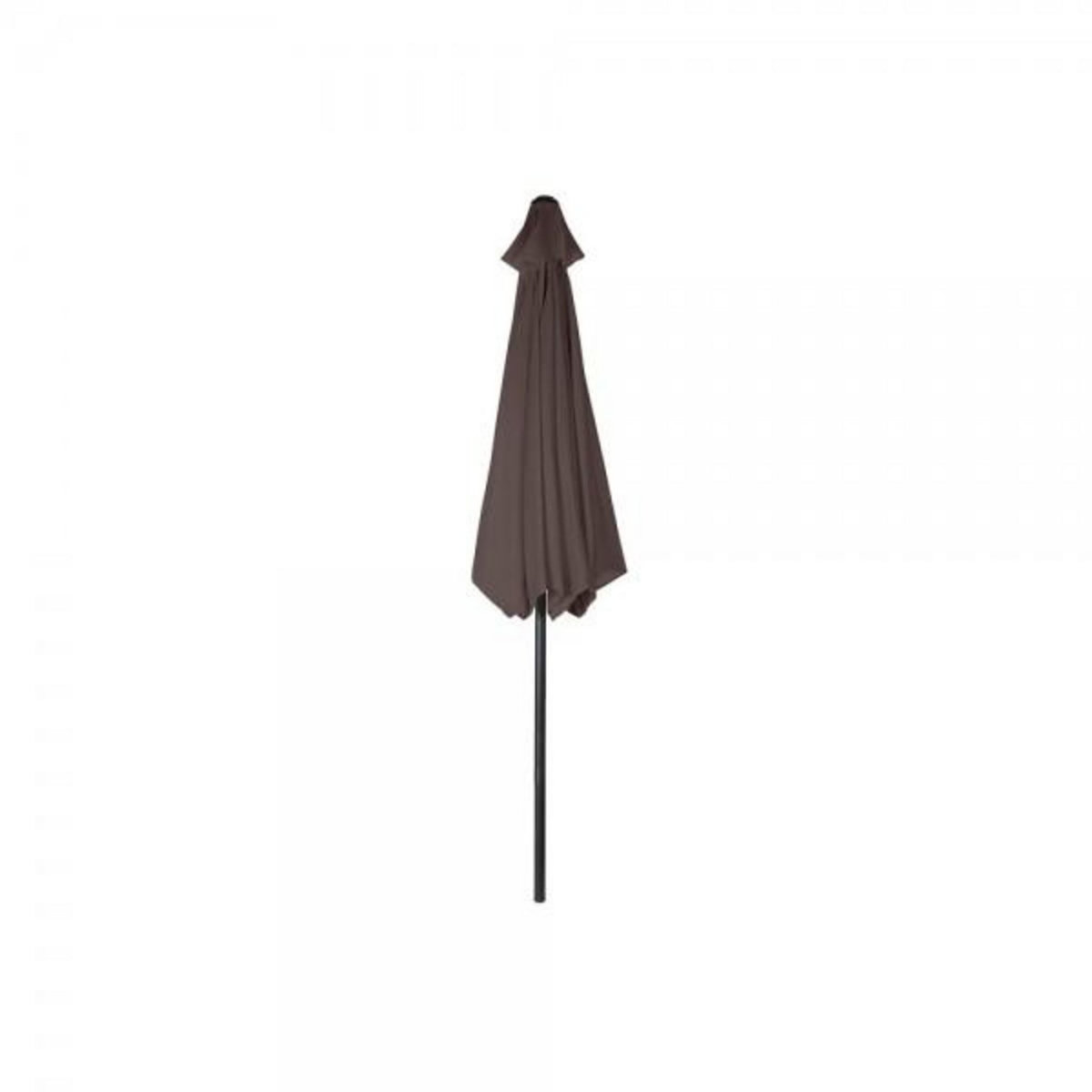 MARKET24 Parasol DKD Home Decor Marron Noir Polyester Acier (300 x 300 x 250 cm)