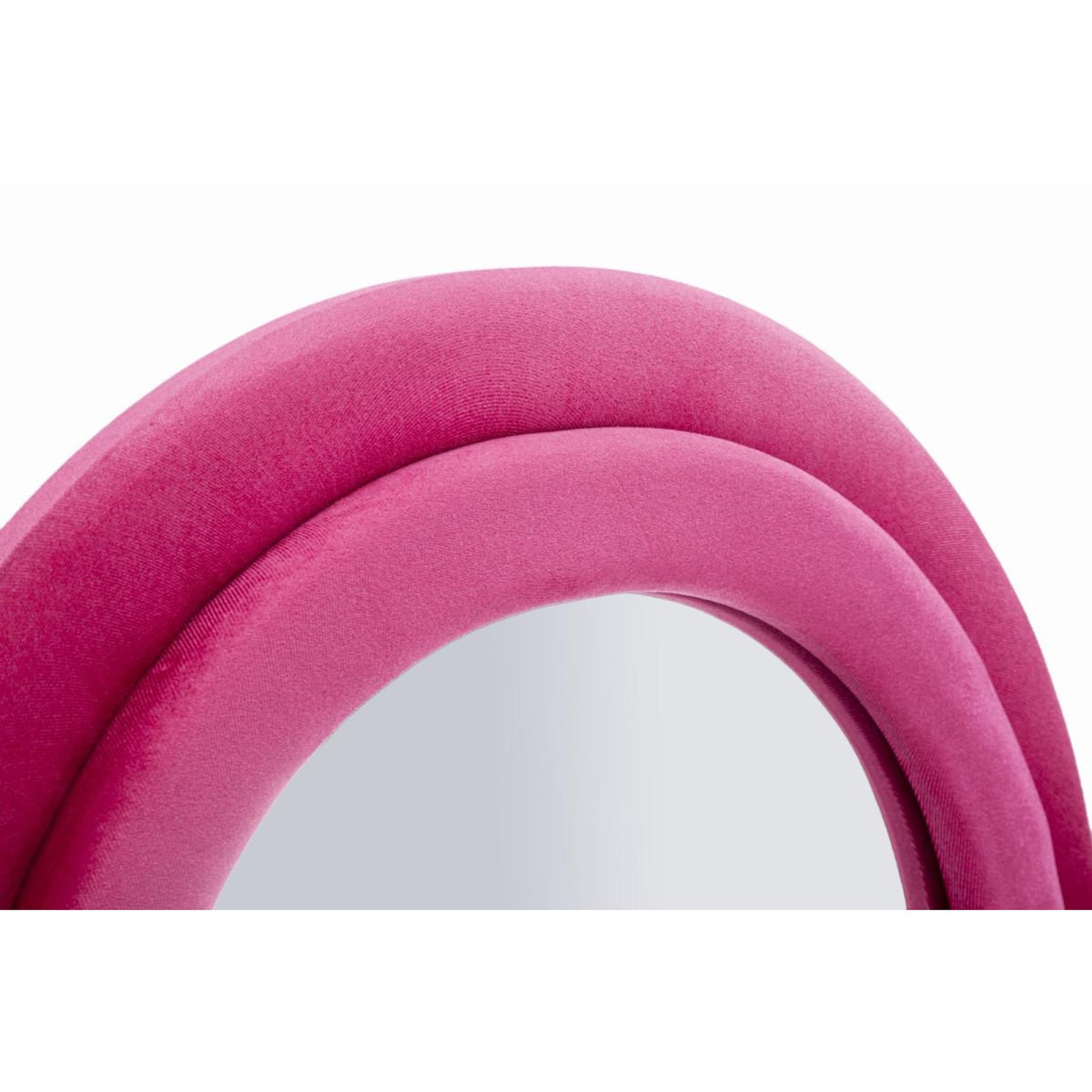 Voir la diapositive 4 : Paris Prix Miroir mural design  velvet  160cm fuchsia