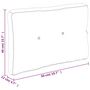 Voir la diapositive 6 : VIDAXL Coussin de palette creme 50x40x12 cm tissu