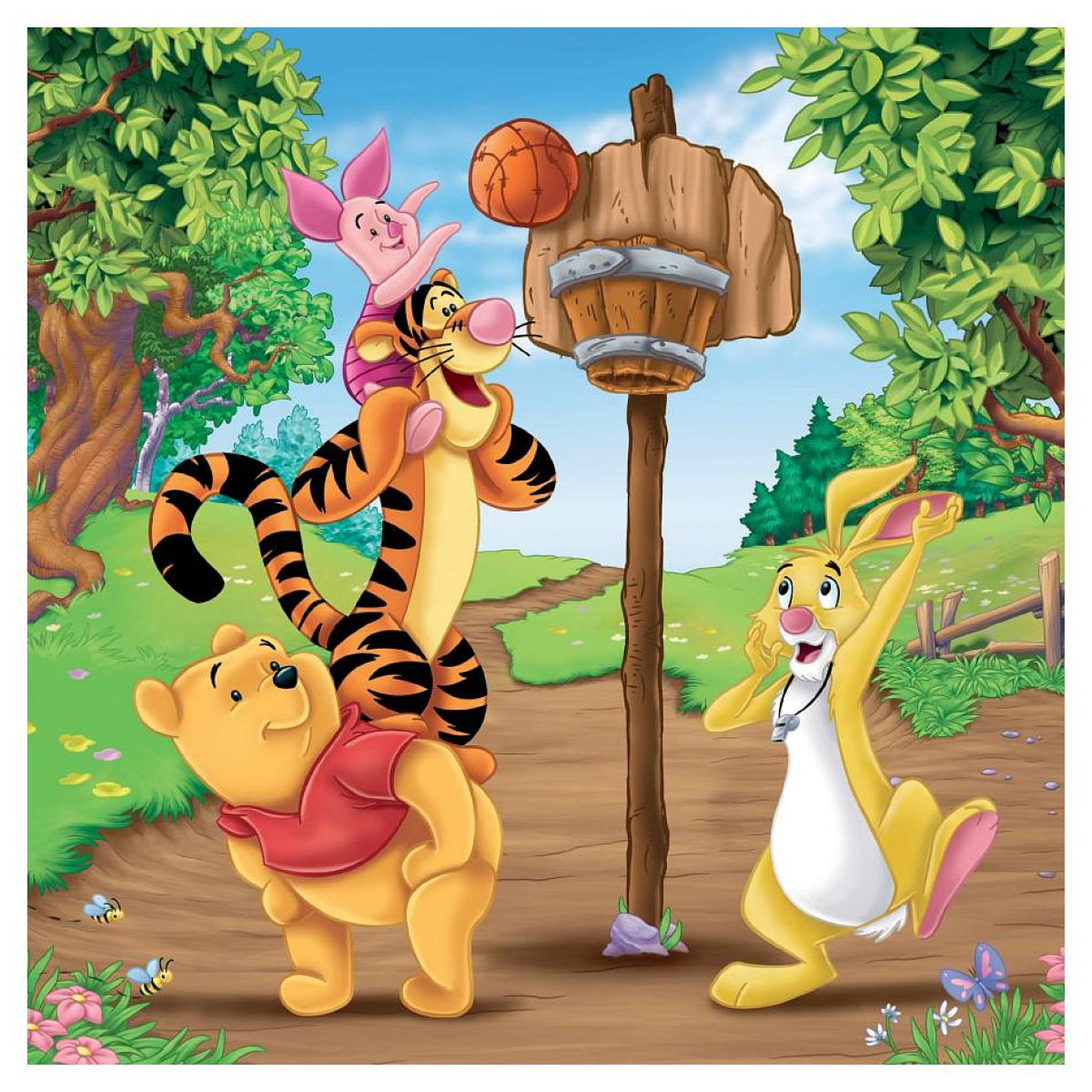 Voir la diapositive 4 : RAVENSBURGER Puzzles 3x49 p - journee sportive  disney winnie l ourson