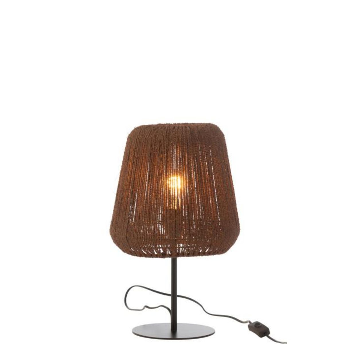 Paris Prix Lampe à Poser en Palmier  Trudy  45cm Marron