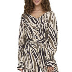 JACQUELINE DE YONG Blouse Beige/Marron Femme JDY Troya. Coloris disponibles : Marron