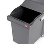 Voir la diapositive 4 : HAILO Poubelle de cuisine encastrable 24L Hailo Single Box