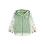 Petit Béguin Sweat à capuche zippé enfant Kanha. Coloris disponibles : Vert
