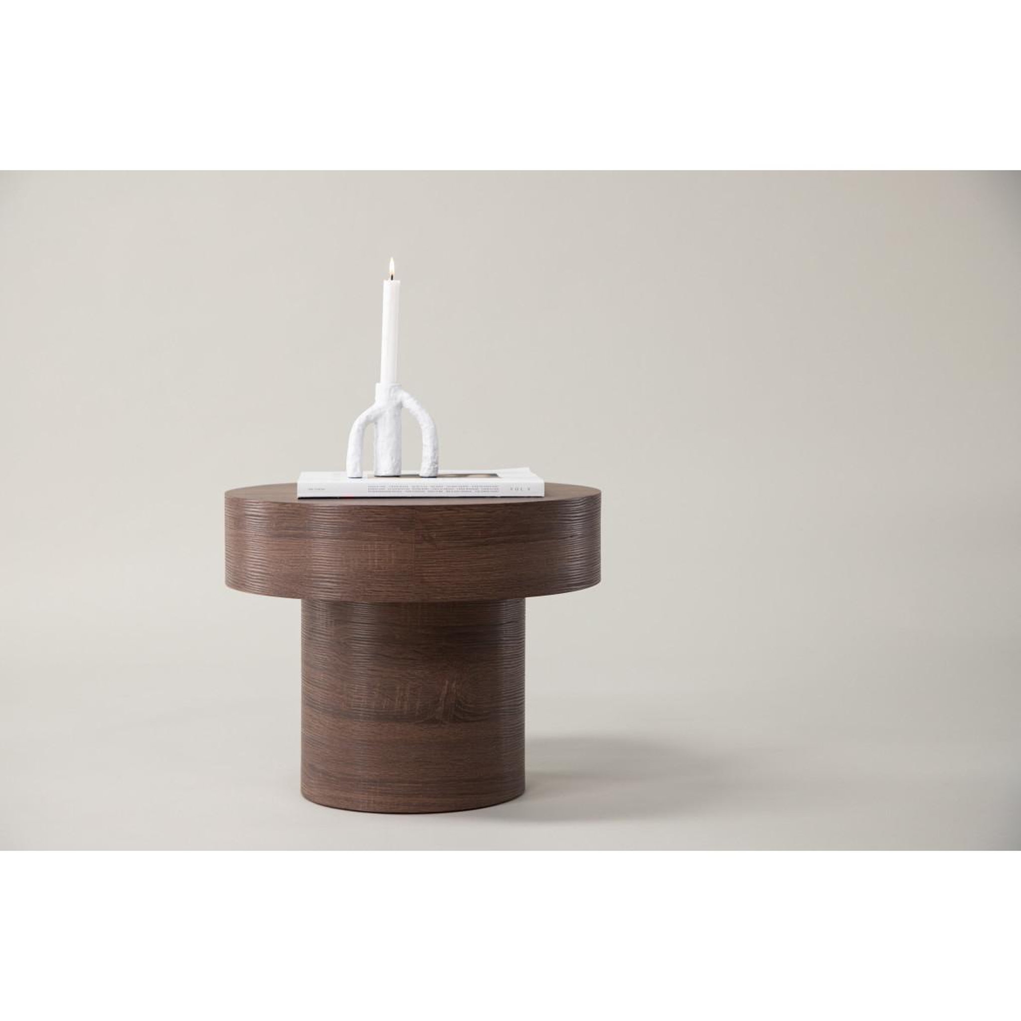 Voir la diapositive 5 : Paris Prix Table d'appoint design  malung  50cm marron