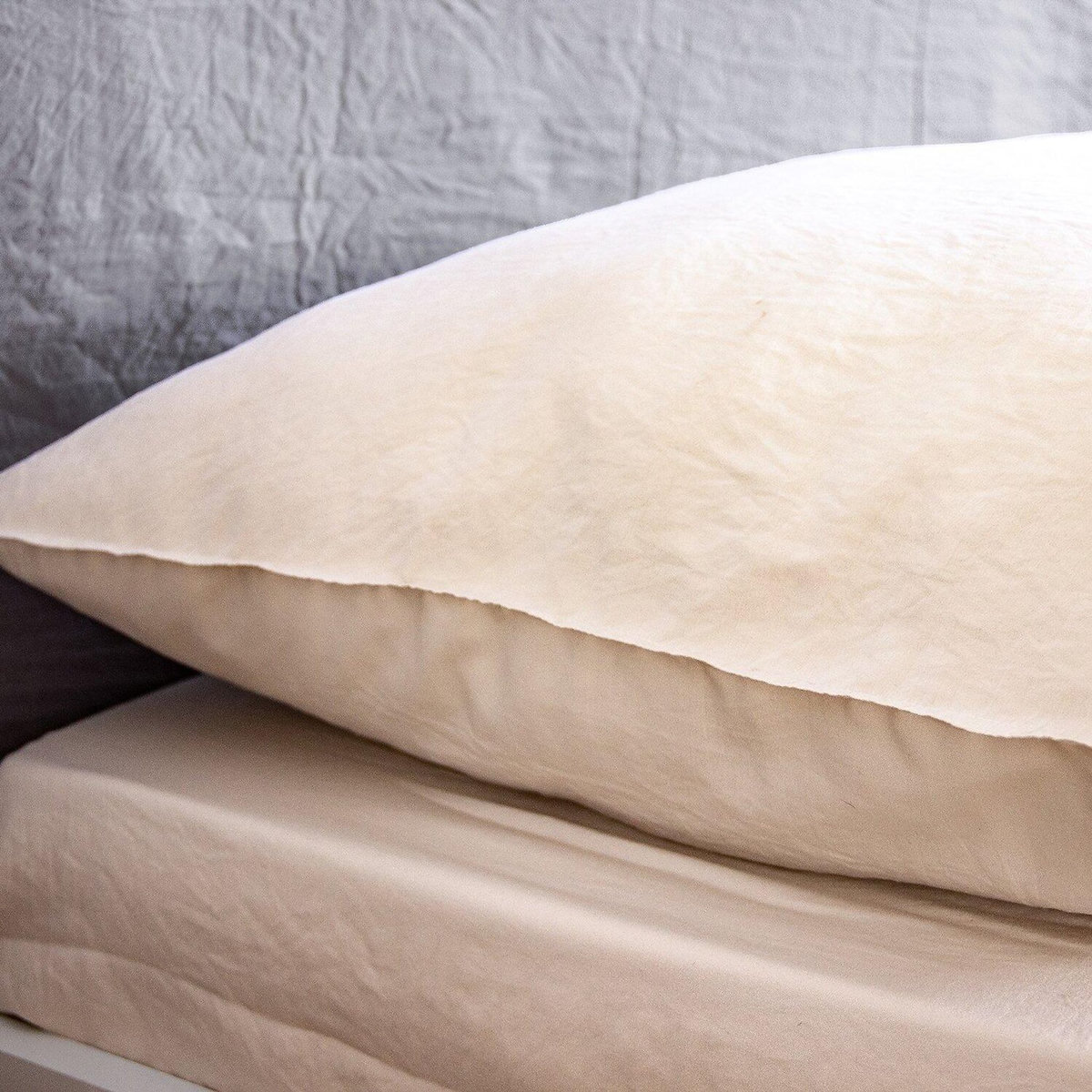 Home collection Drap housse microfibre lavee