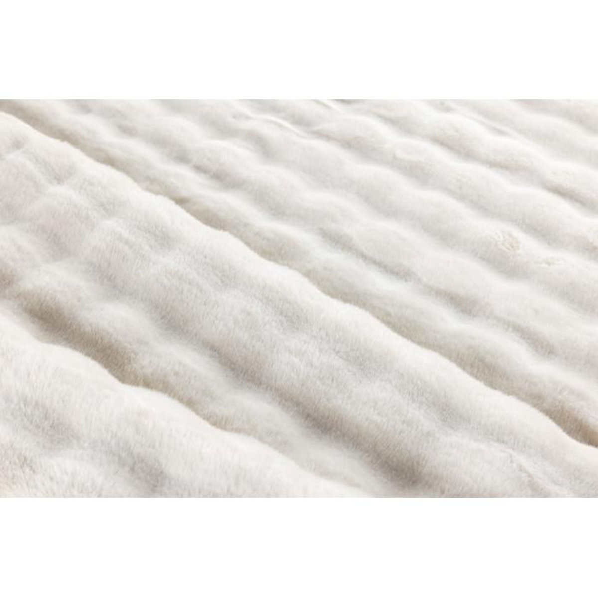Paris Prix Tapis Imitation Fourrure  Novis  200x290cm Blanc