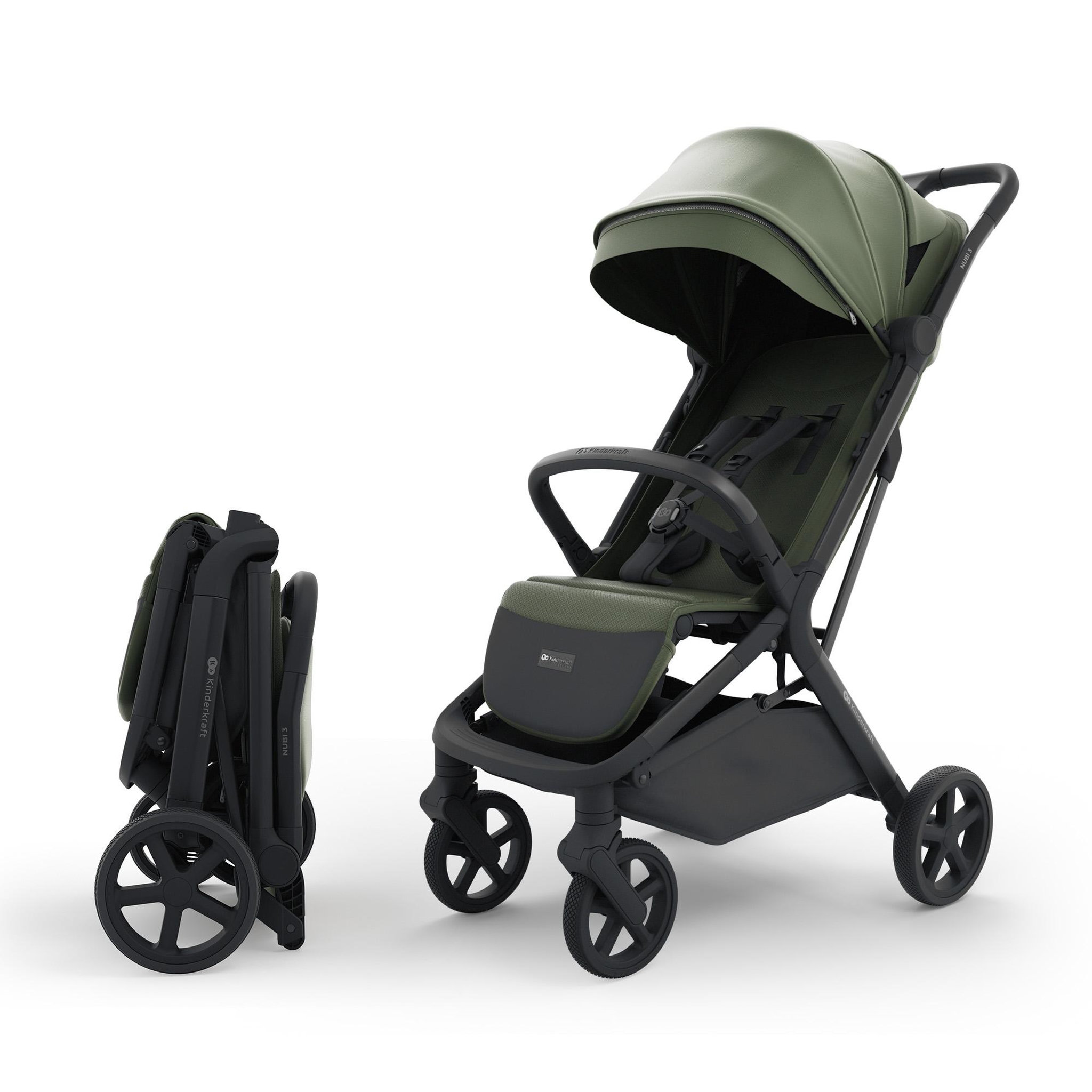 Voir la diapositive 1 : KINDERKRAFT Poussette compacte autofolding avec suspension