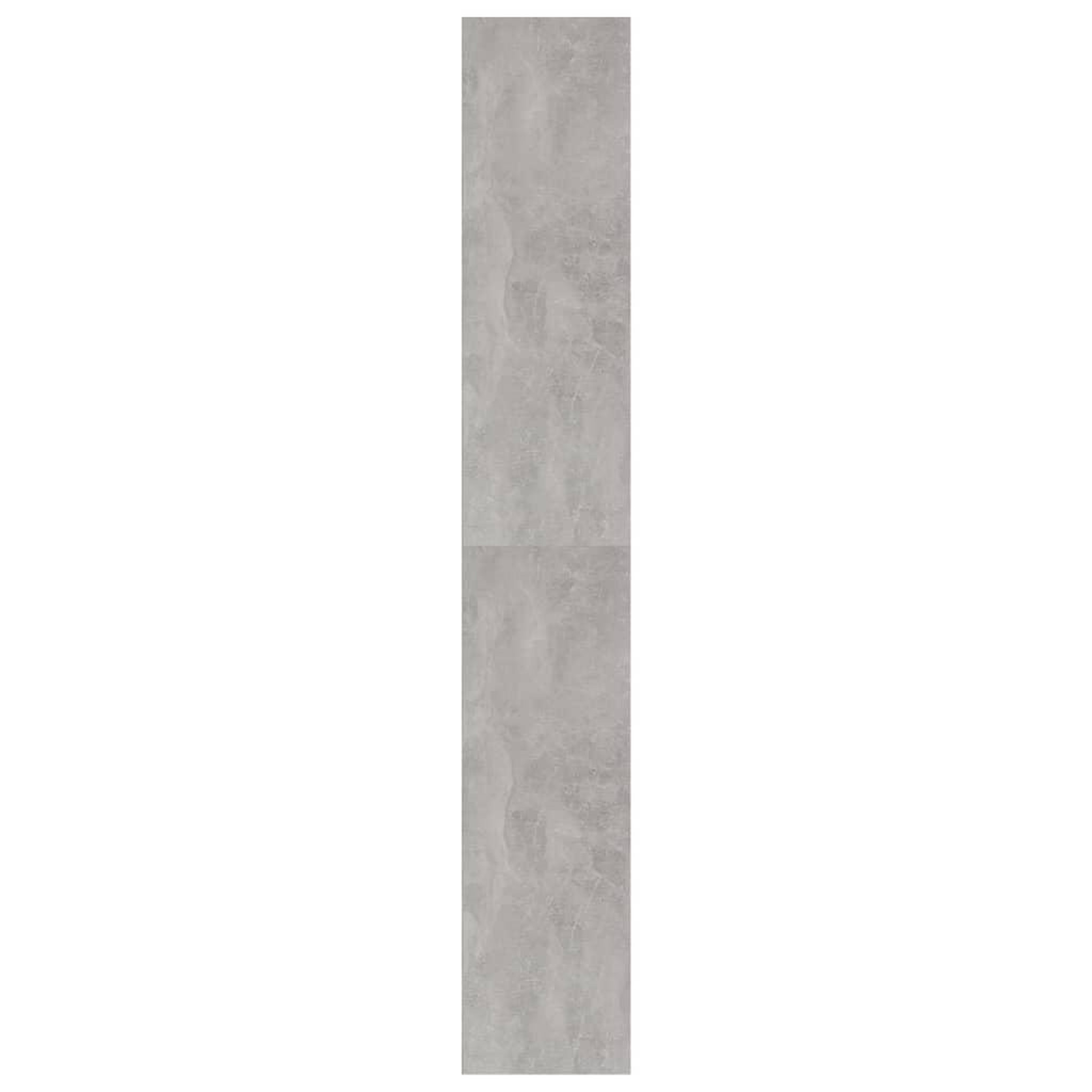 Voir la diapositive 5 : VIDAXL Bibliotheque Gris beton 40x30x189 cm Bois d'ingenierie