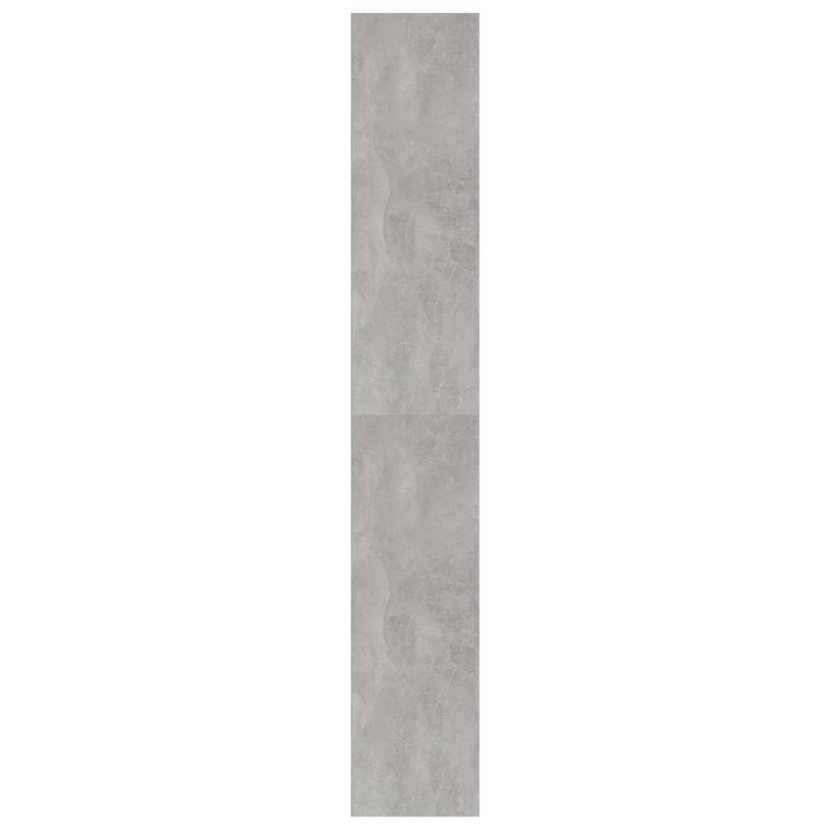 VIDAXL Bibliotheque Gris beton 40x30x189 cm Bois d'ingenierie