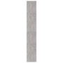 Voir la diapositive 5 : VIDAXL Bibliotheque Gris beton 40x30x189 cm Bois d'ingenierie