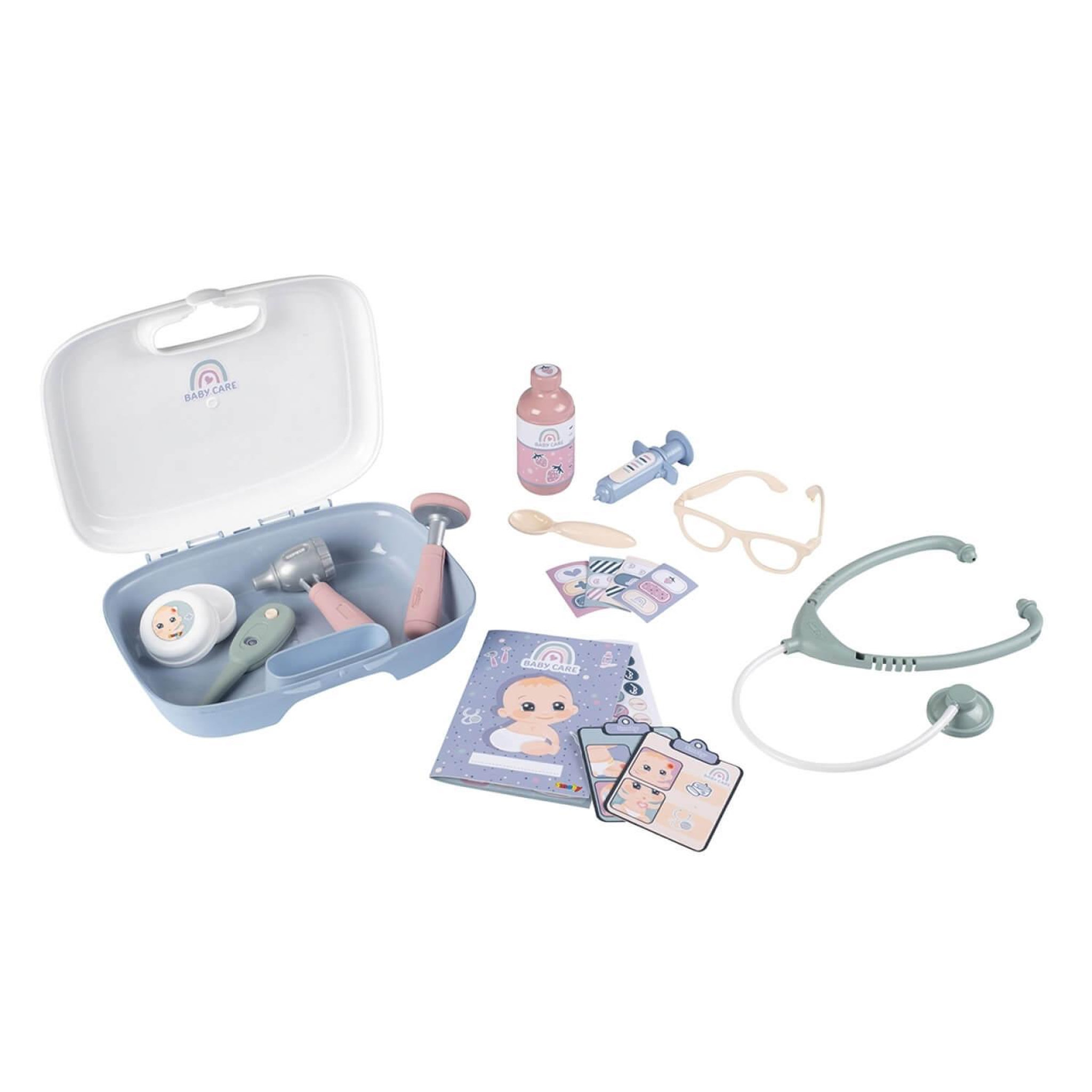 Voir la diapositive 1 : SMOBY Mallette de soins Baby Care