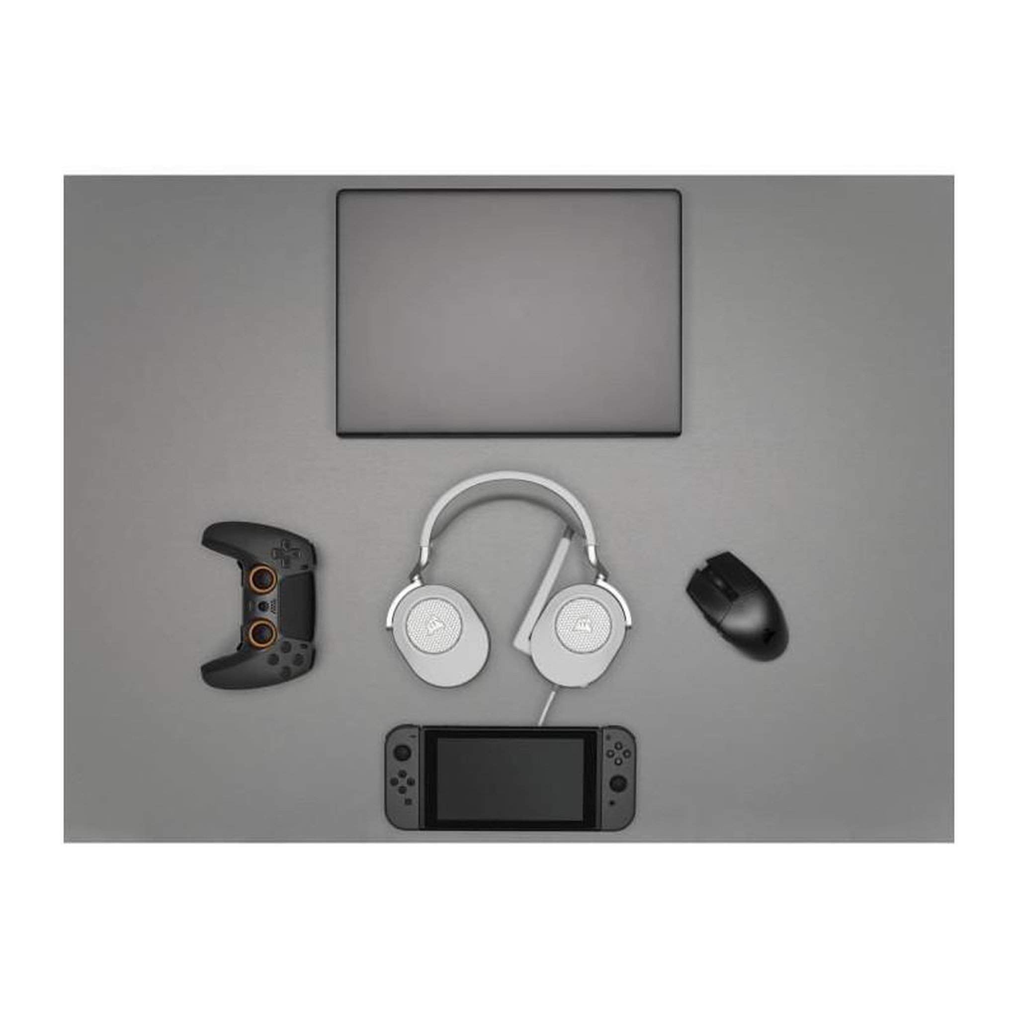 Voir la diapositive 3 : Corsair CORSAIR Casque gaming HS65 SURROUND - Blanc (CA-9011271-EU)