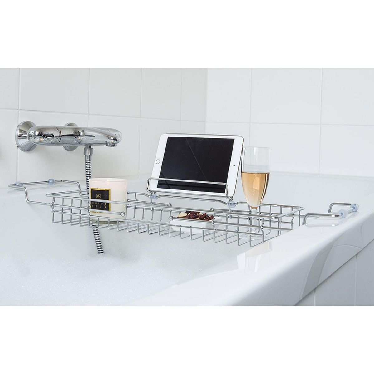 PRESENT TIME Pont de baignoire design métal Iglo