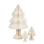 Voir la diapositive 2 : Paris Prix Sapin de Noël en Papier  Pliable  100cm Blanc Cassé