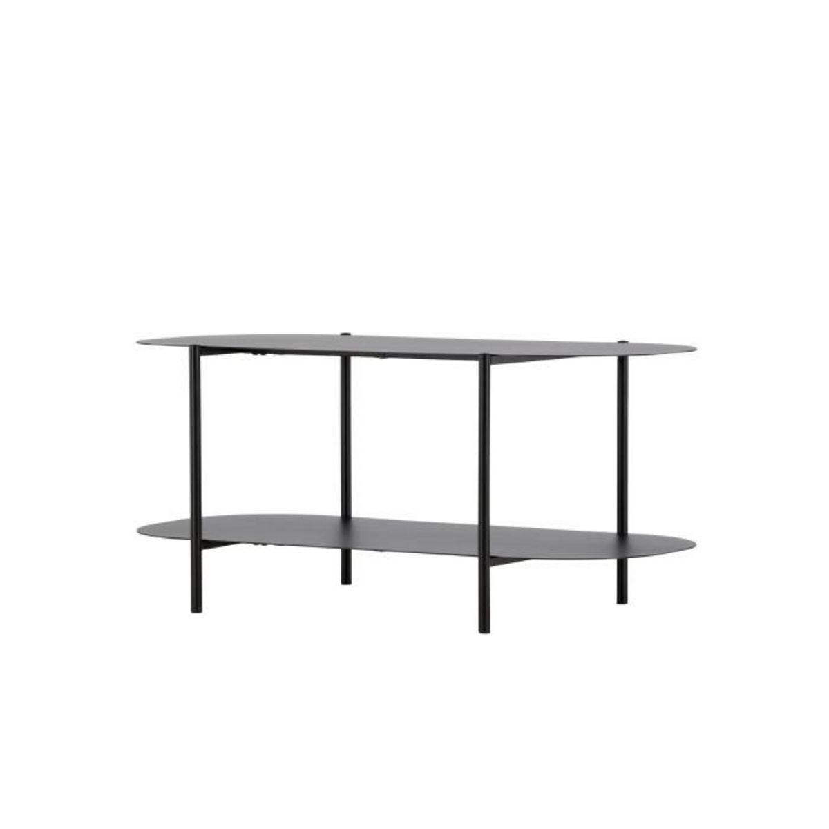 Paris Prix Table Basse Ovale  Recife  100cm Noir