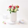 RICO DESIGN Vase en céramique soleil blanc 20 cm