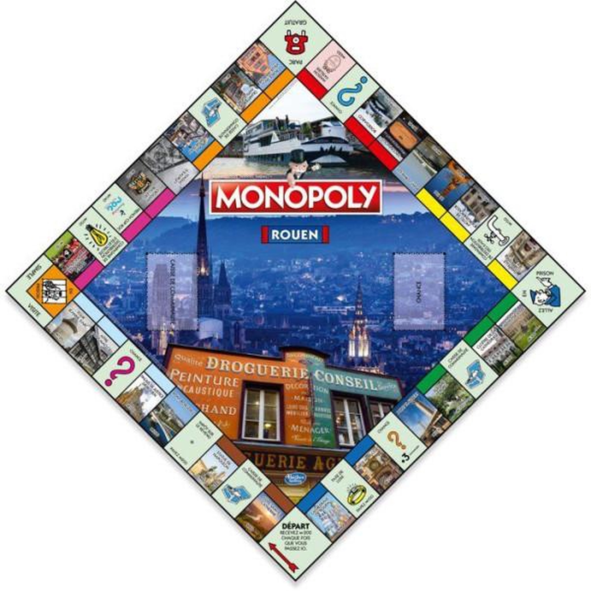 Voir la diapositive 3 : Winning Moves Jeu de société - WINNING MOVES - Monopoly Rouen - 2 joueurs ou plus - 60 min - Intérieur