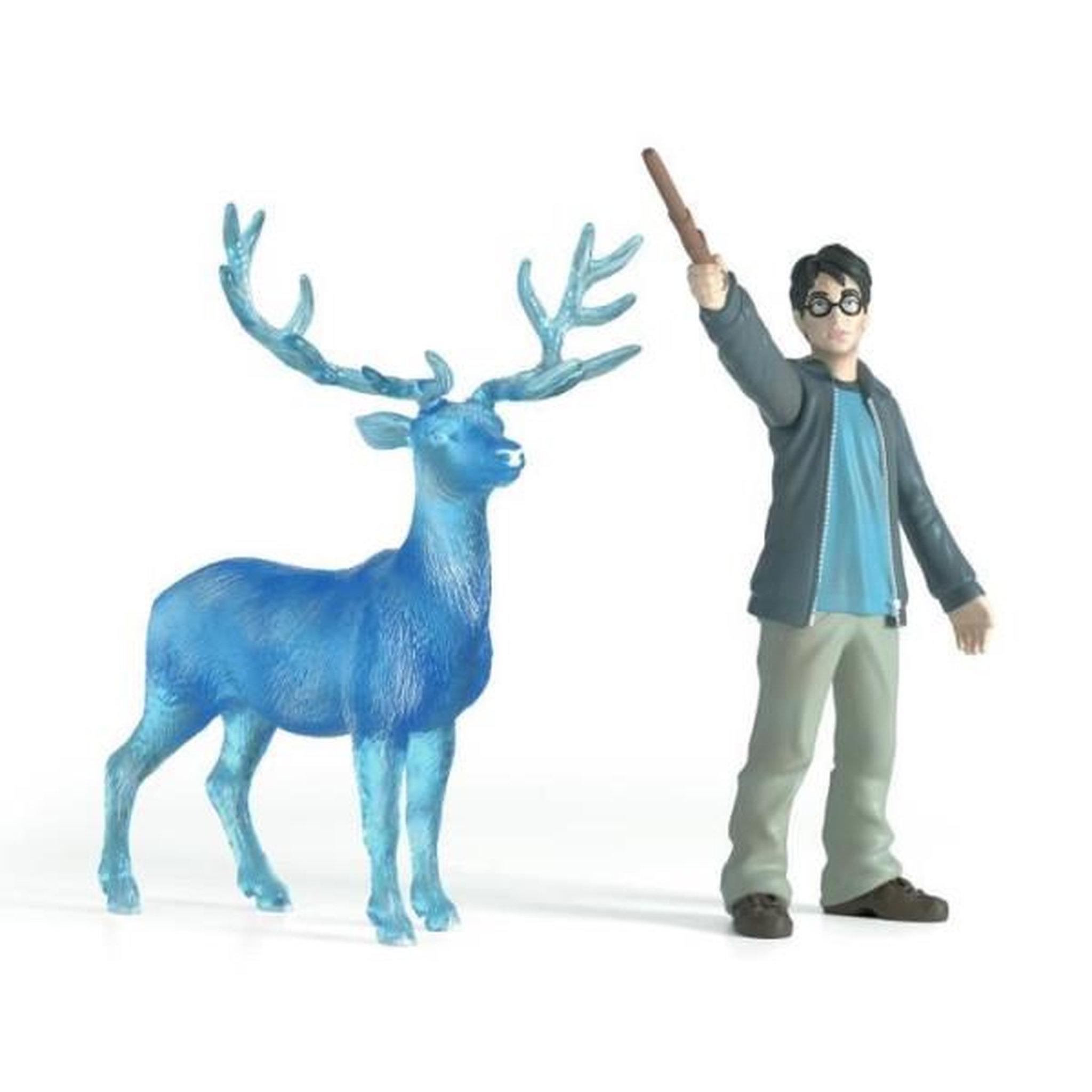 Schleich Figurines Harry et son Patronus, Schleich 42680 Harry Potter, Pour enfant des 6 ans